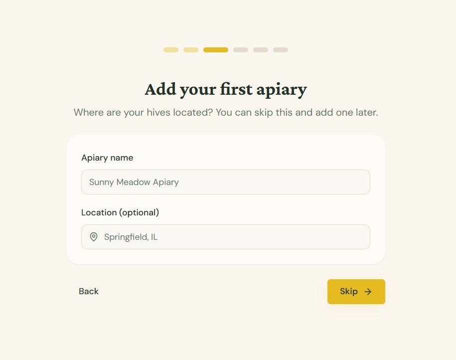Add apiary