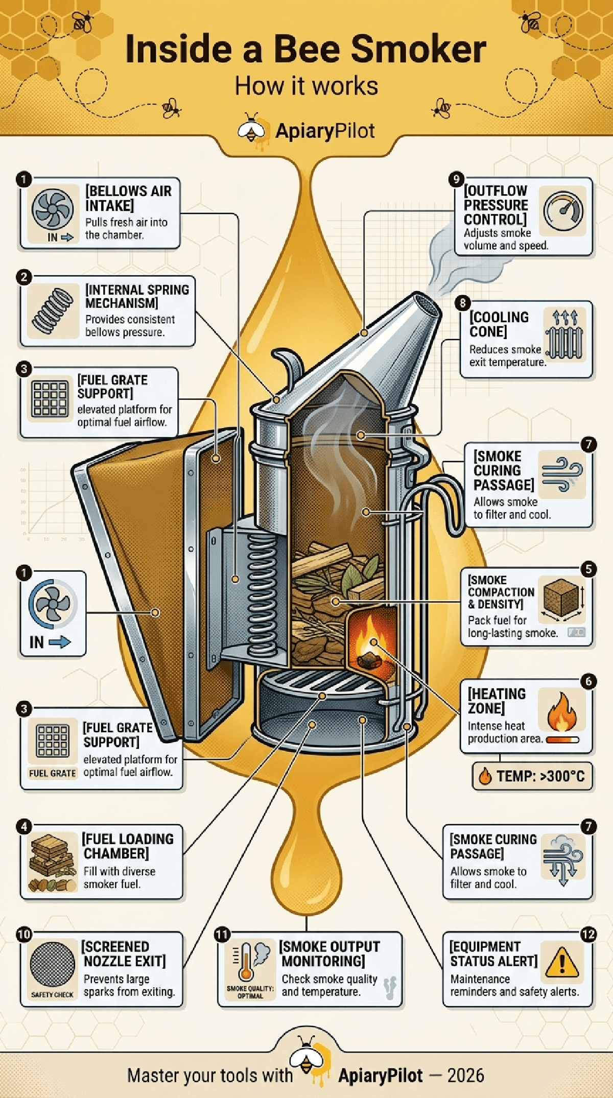 Inside A Bee Smoker How It Works